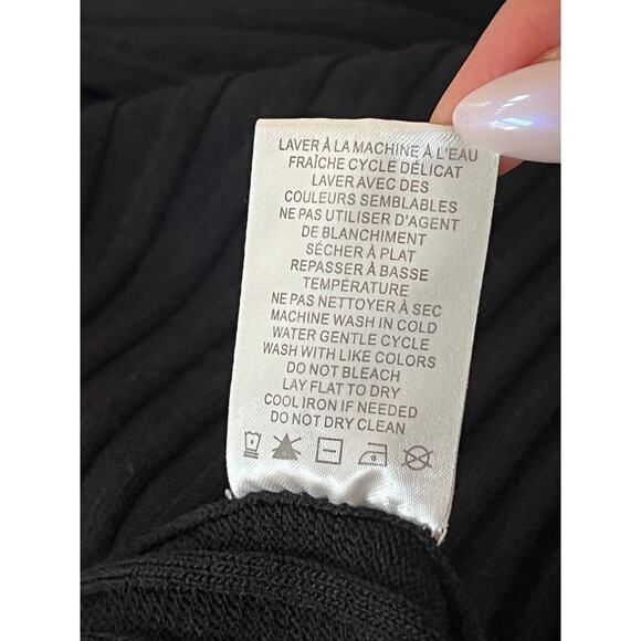 House of Harlow Ribbed Maxi Cut Out  Dress Womens Small Event Whimsigoth Grunge - Picture 13 of 16